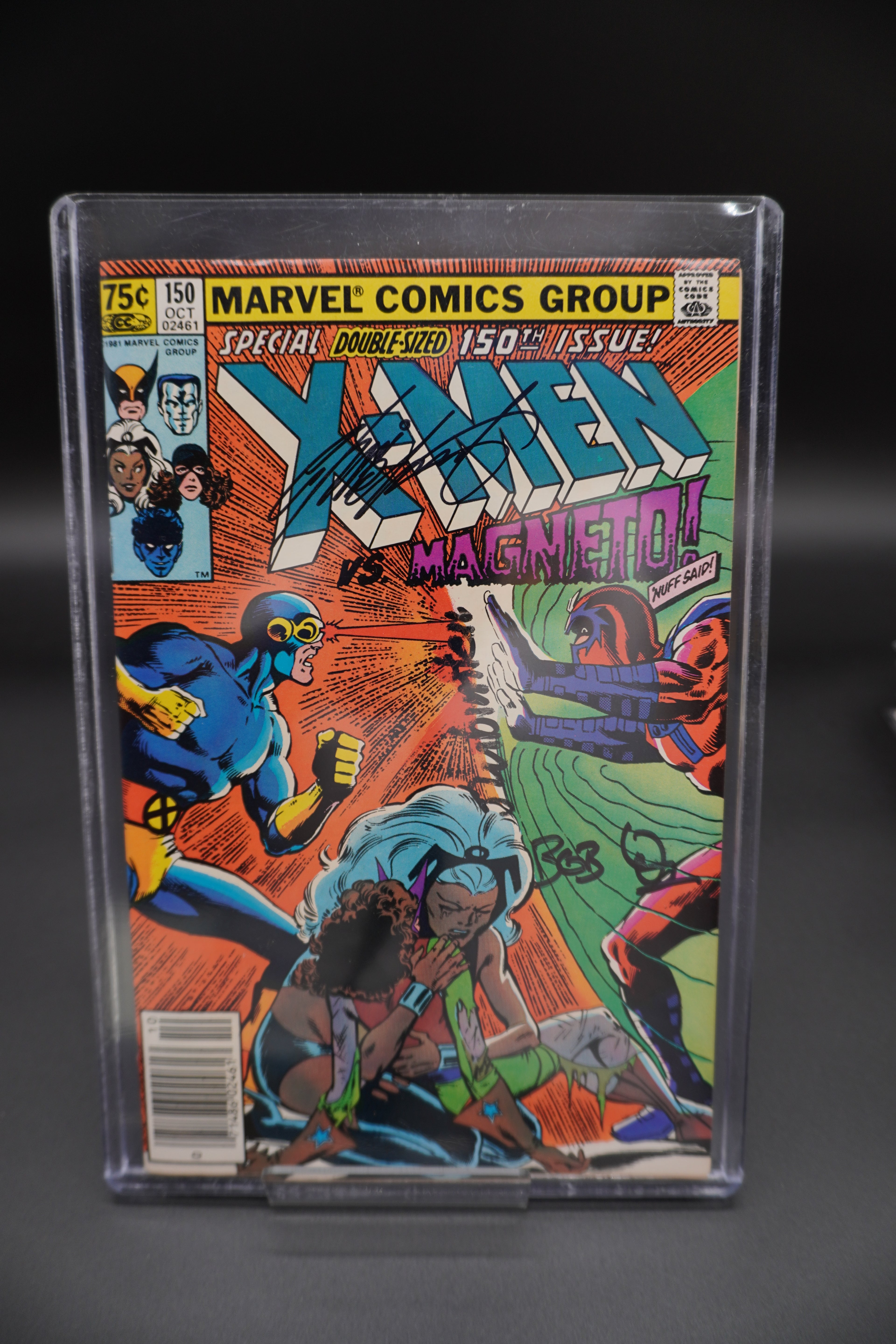 UNCANNY X-MEN #150 SIGNED 3X CHRIS CLAREMONT, DAVE COCKRUM, JOE RUBINSTEIN