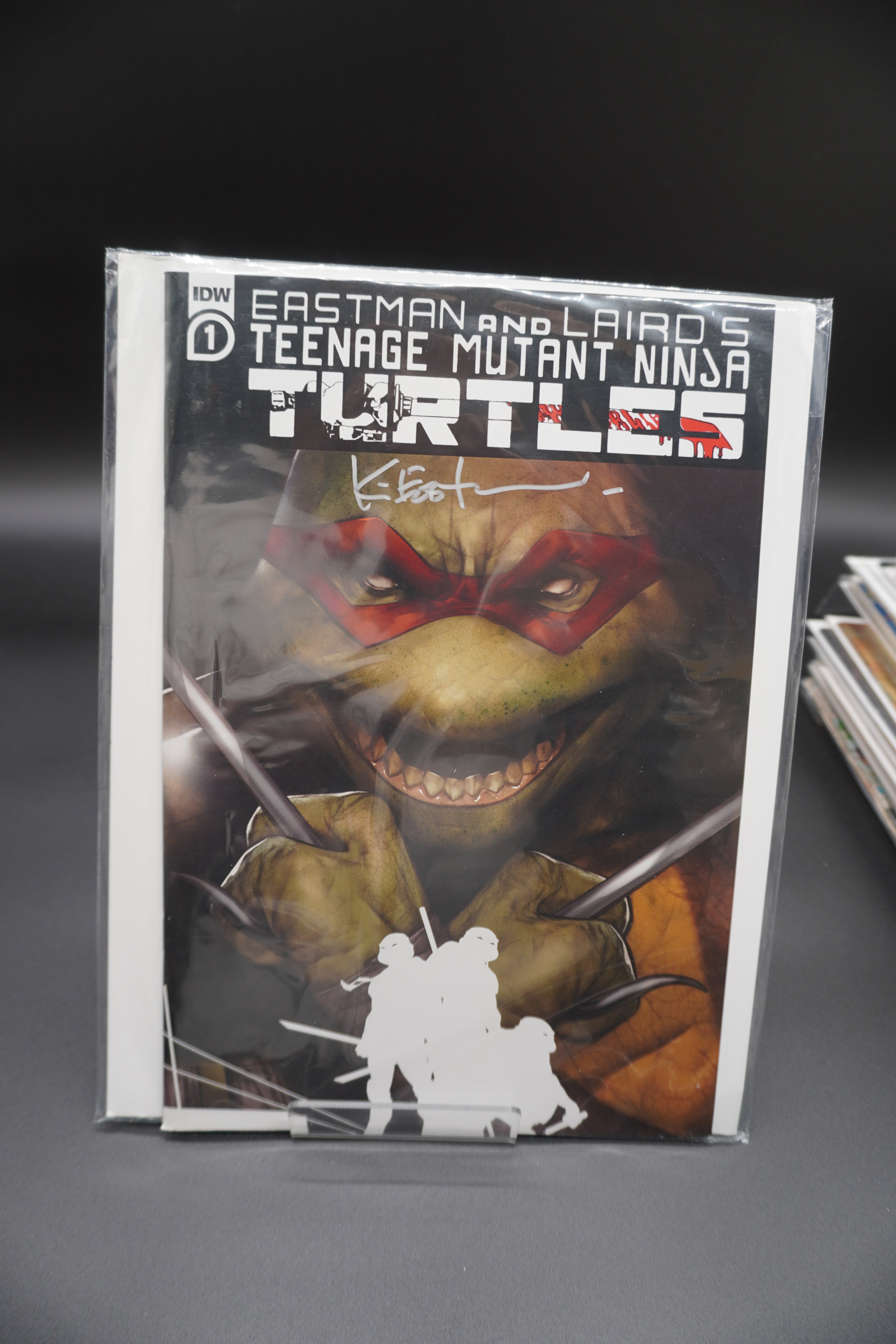 TMNT TEENAGE MUTANT NINJA TURTLES #1 TORPEDO COMICS SIGNED BY KEVIN EASTMAN W COA