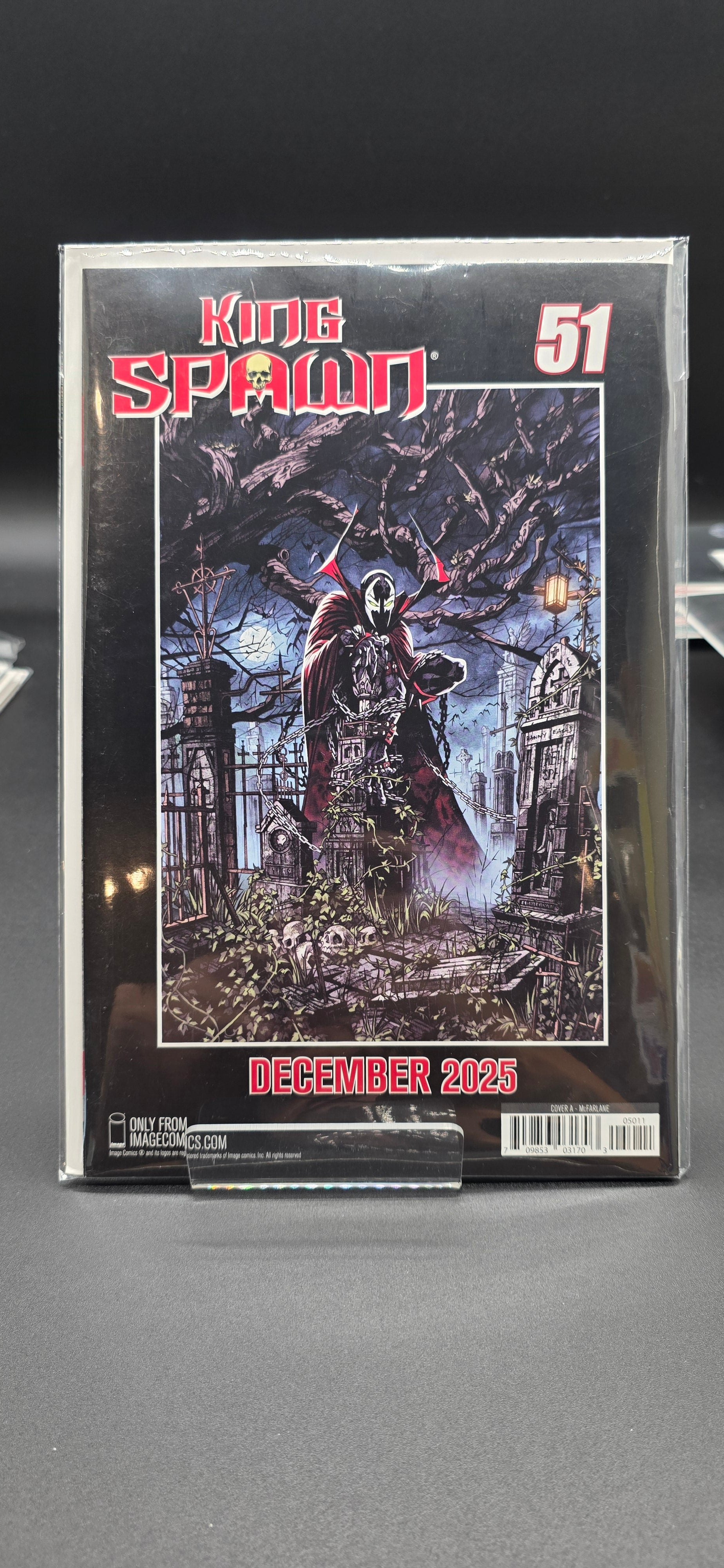 KING SPAWN #50 SIGNATURE TODD MCFARLANE