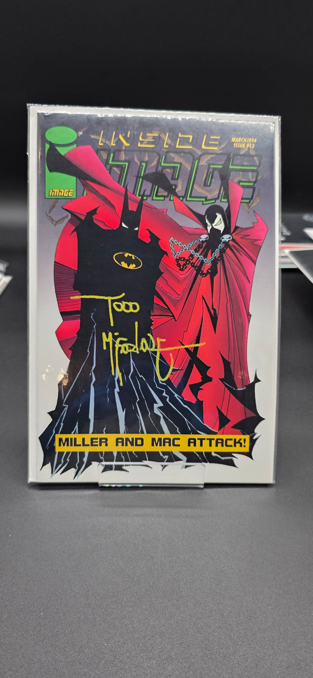 INSIDE IMAGE ISSUE #13 SIGNED TODD MCFARLANE