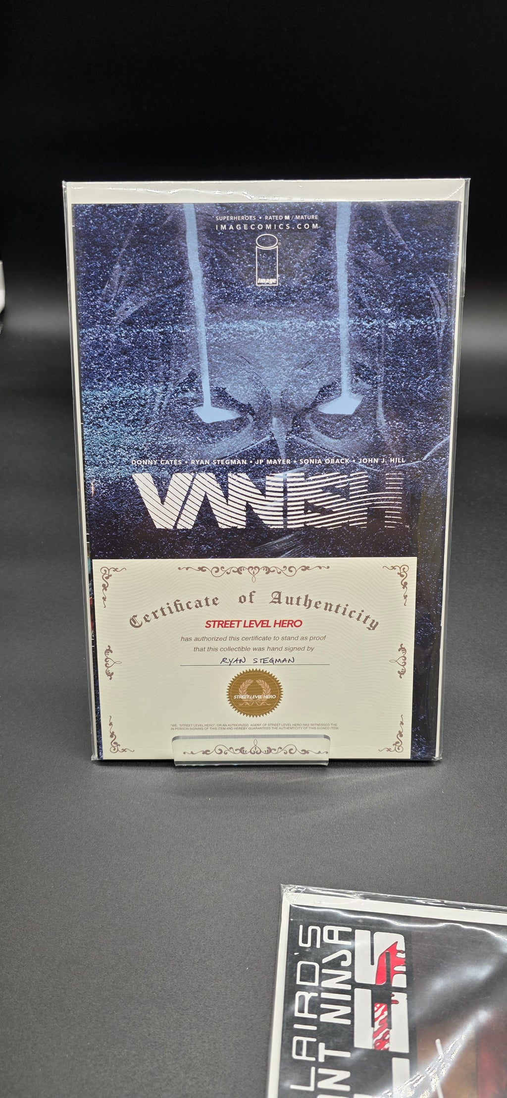 VANISH #5 SIGNED BY RYAN STEGMAN W COA