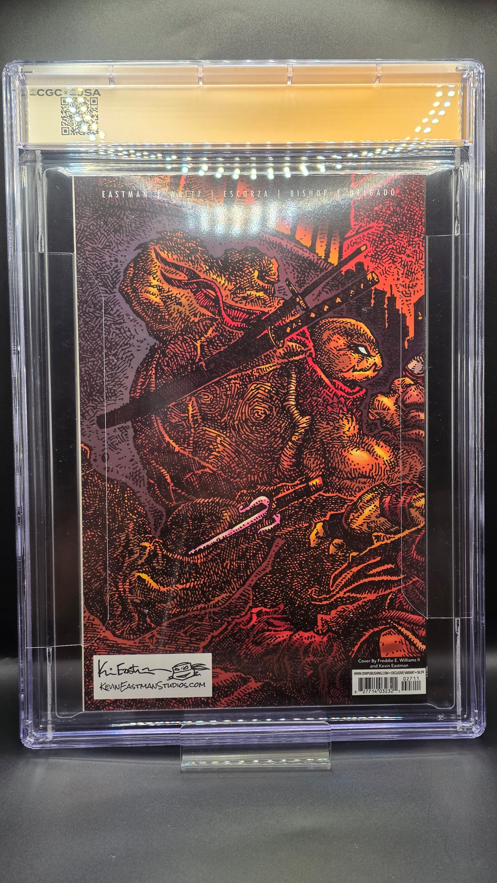 CGC X JSA TMNT: The Last Ronin ll Re-Evoultion #1 SIGNED BY ESAU EDCORZA& ISAAC ESCORZA