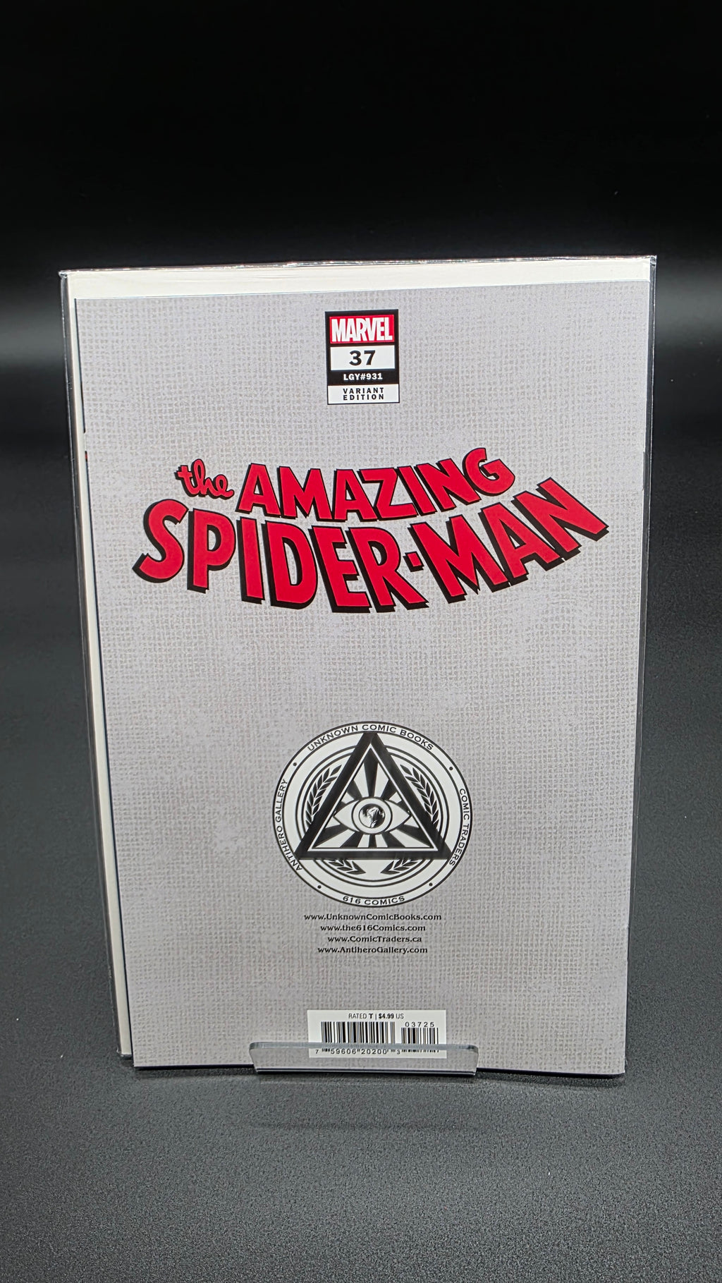 THE AMAZING SPIDERMAN #37 NATHAN SZERDY VIRGIN VARIANT SIGNED BY NATHAN SZERDY