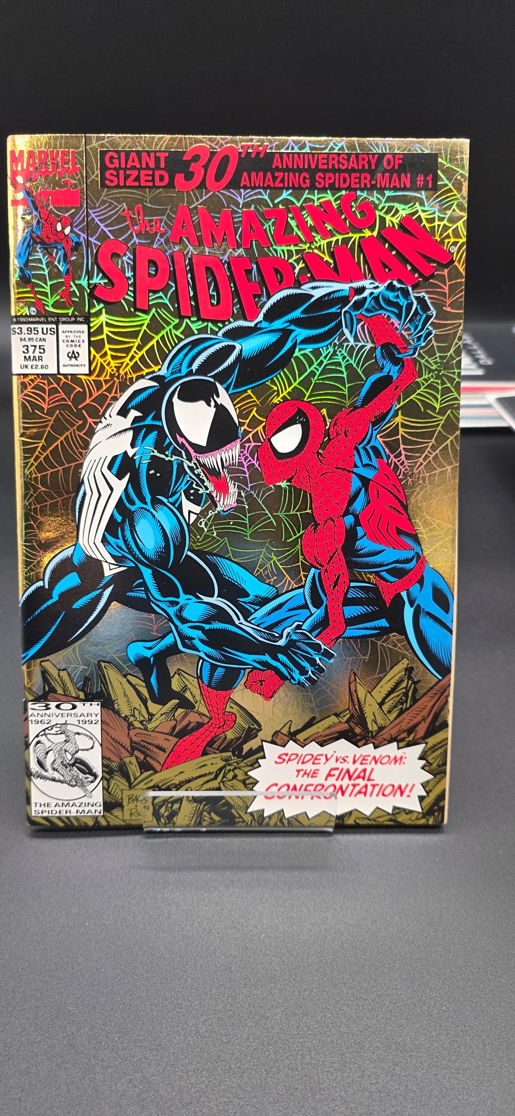 THE AMAZING SPIDER-MAN  30TH ANNIVERSARY OF AMAZING SPIDER-MAN #1 GOLD HOLOGRAPHIC FOIL PACK