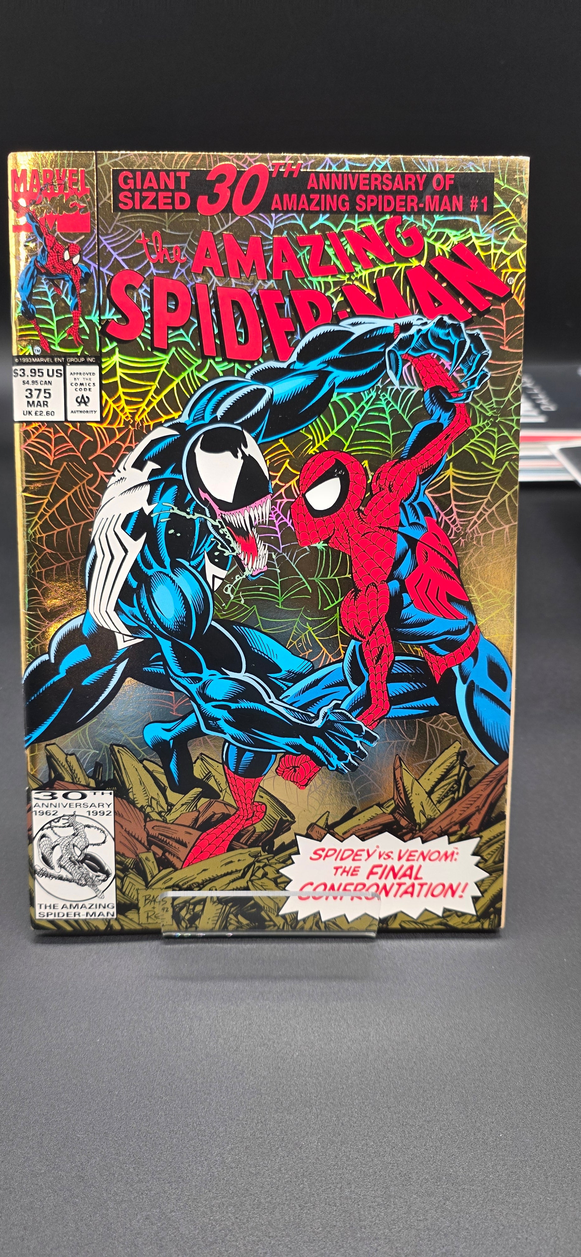 THE AMAZING SPIDER-MAN  30TH ANNIVERSARY OF AMAZING SPIDER-MAN #1 GOLD HOLOGRAPHIC FOIL PACK