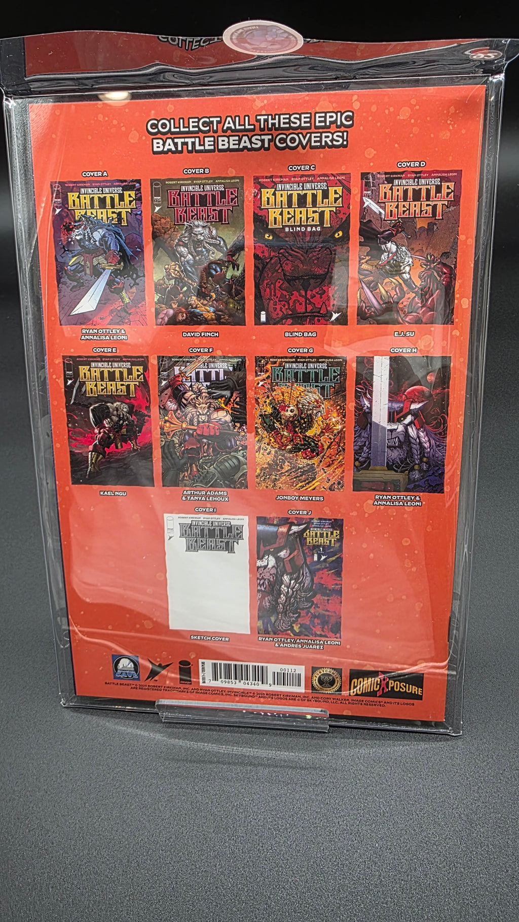 BATTLE BEAST #1 SIGNED BY RYAN OTTLEY LTD 500