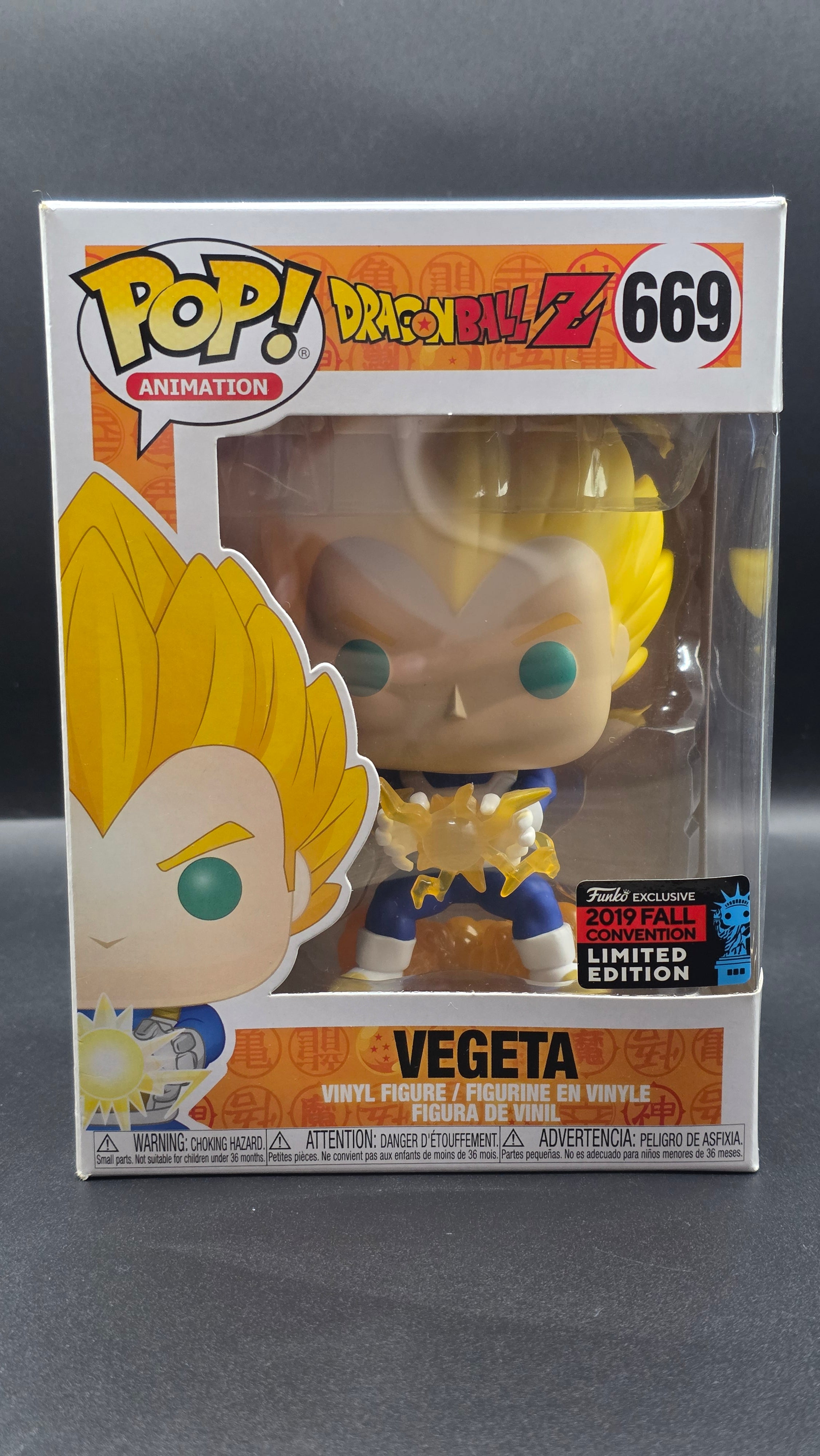 DragonBall Z Vegeta Final Flash Fall Convention LE