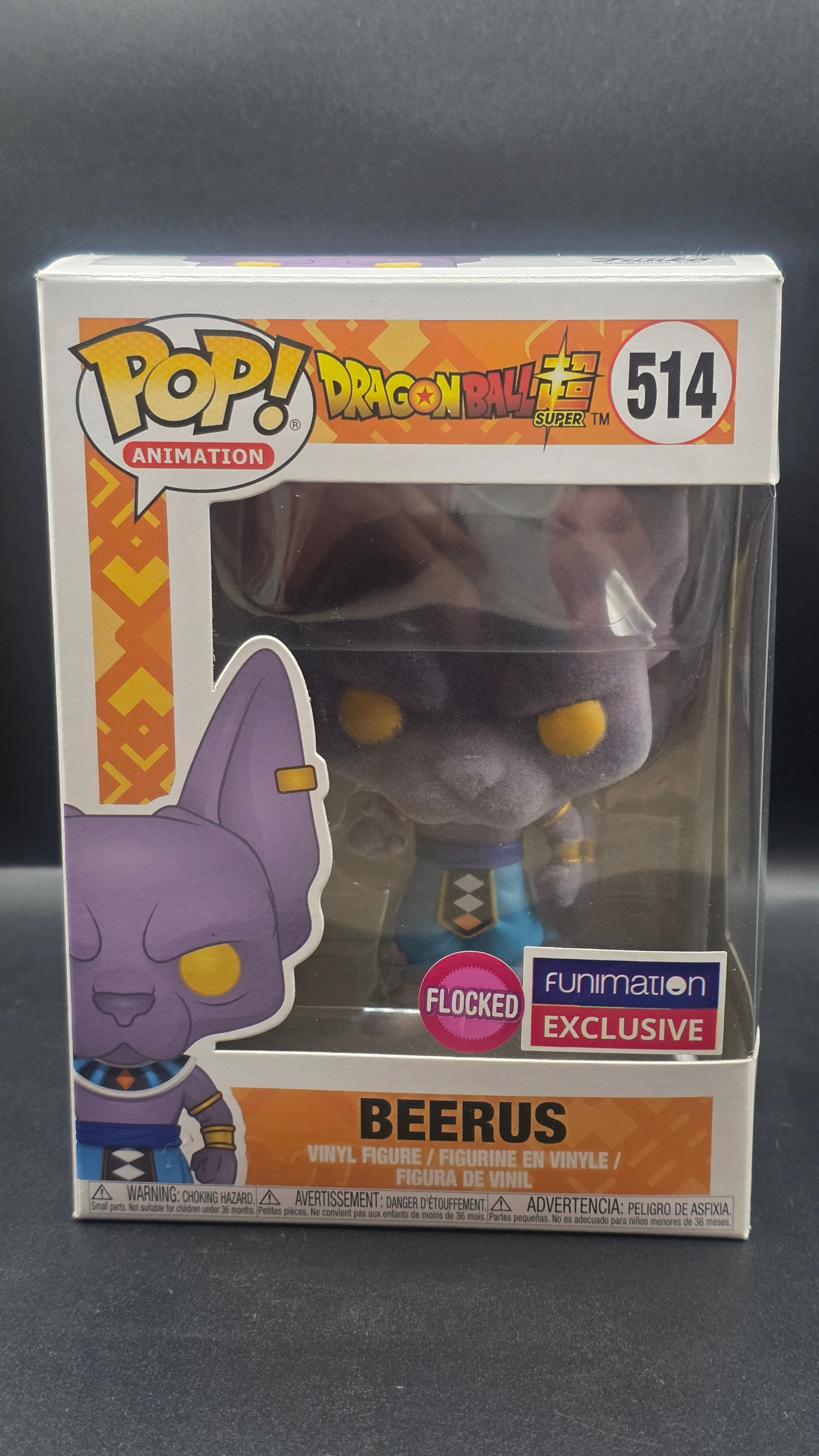 DragonBall Super Beerus Flocked Funko Pop