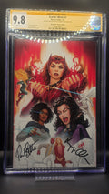 CGC Signature Series Scarlet Witch #3 Nakayama "Virgin" Edition Signed By Paul Bettany & Elizabeth Olsen