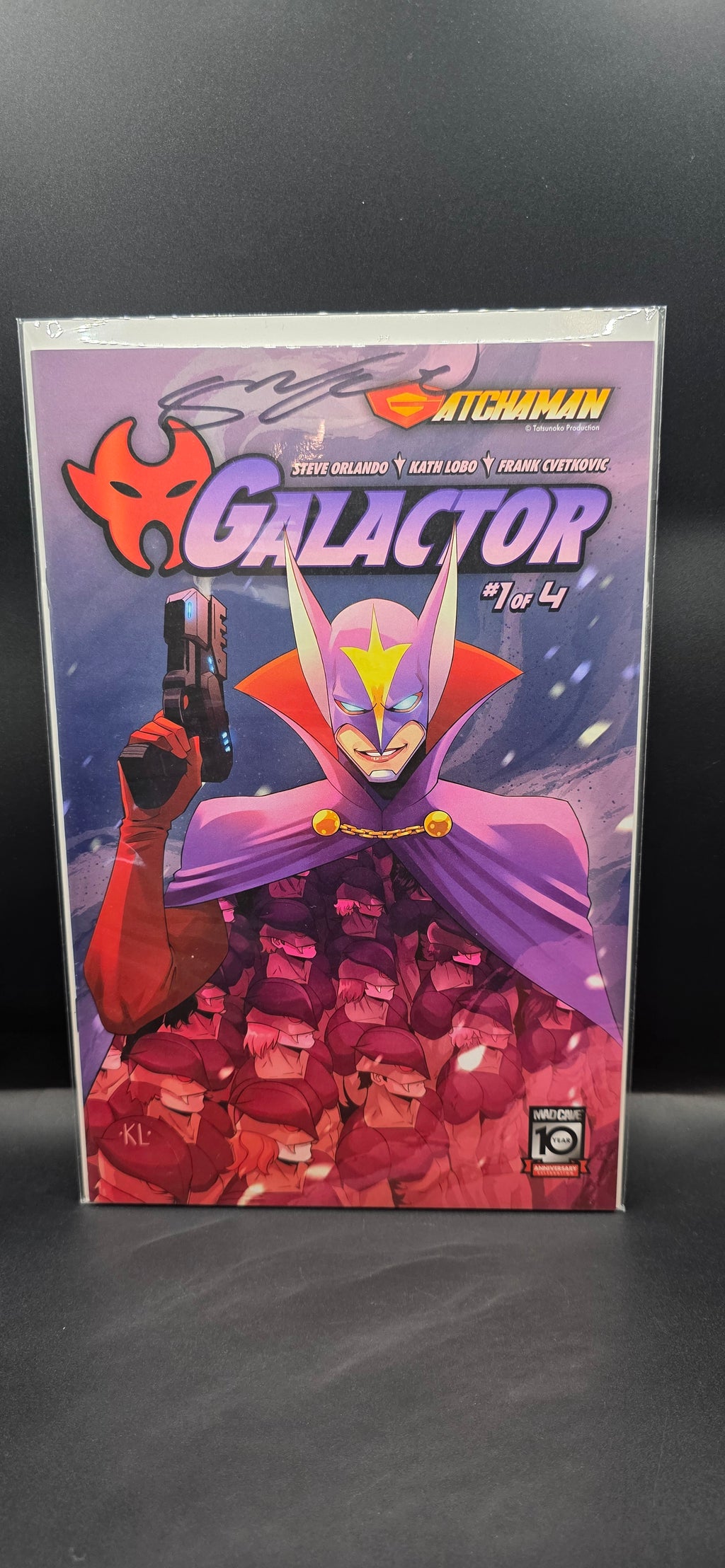 GATCHAMAN: GALACTOR #1 OF 4 SIGNED BY STEVE ORLANDO W/ COA