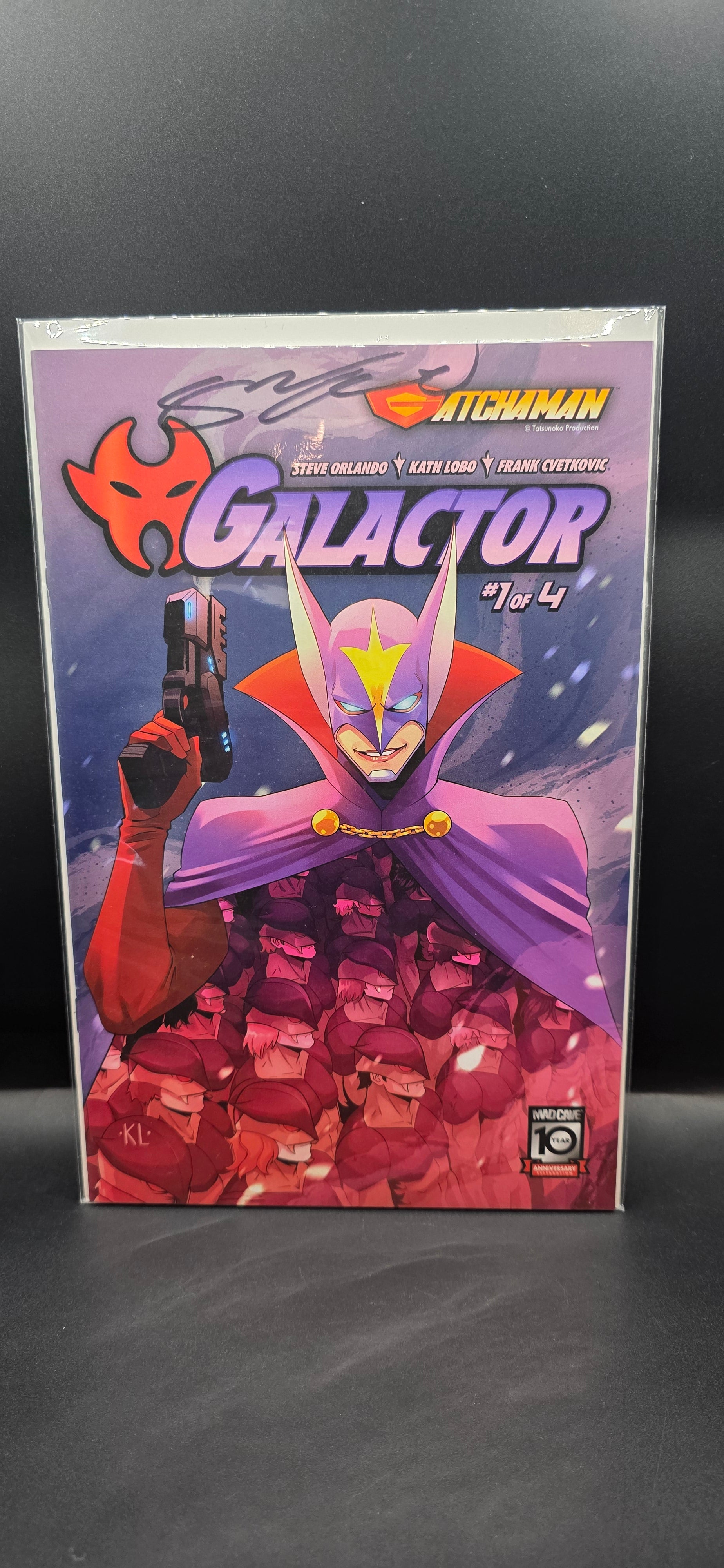 GATCHAMAN: GALACTOR #1 OF 4 SIGNED BY STEVE ORLANDO W/ COA