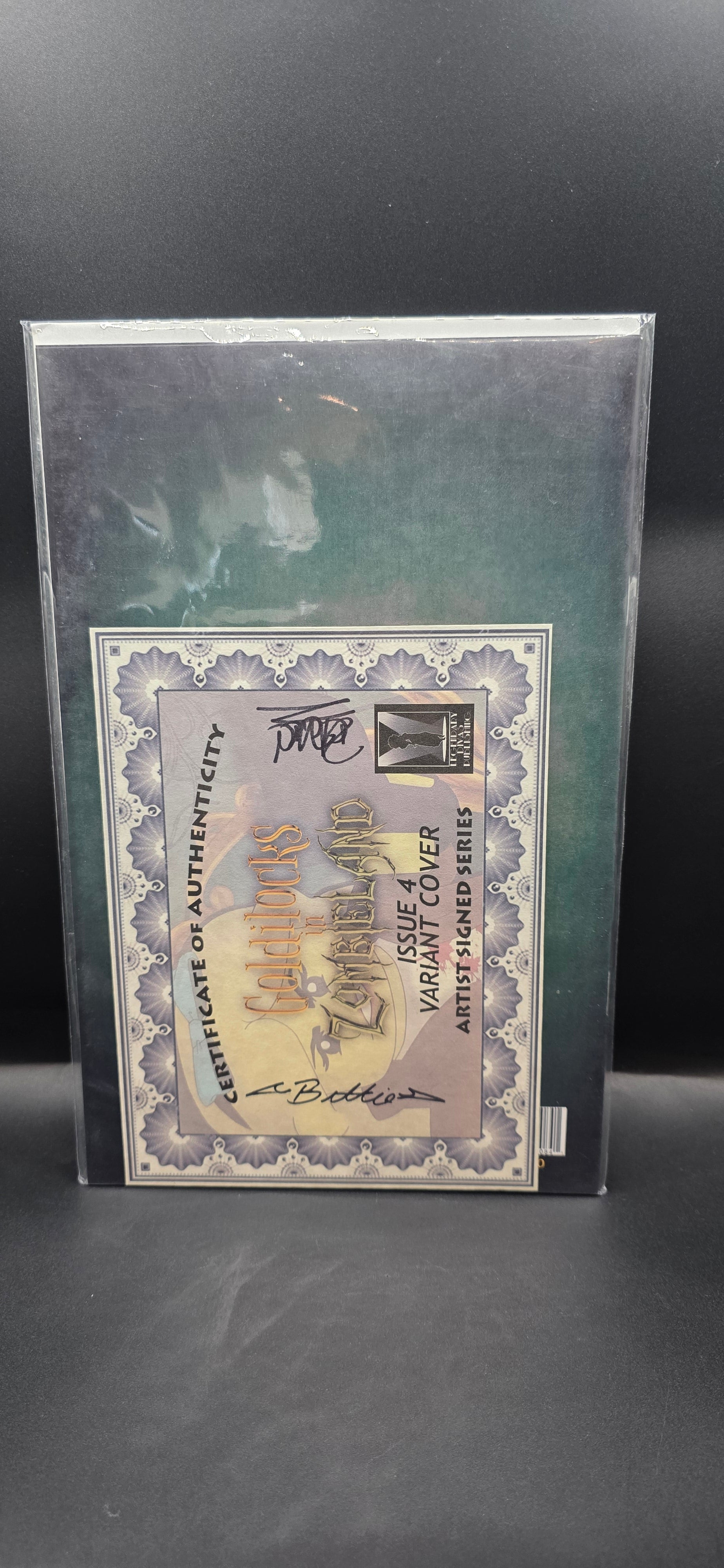GOLDILOCKS IN ZOMBIELAND #4 ARTIST SIGNED SERIES