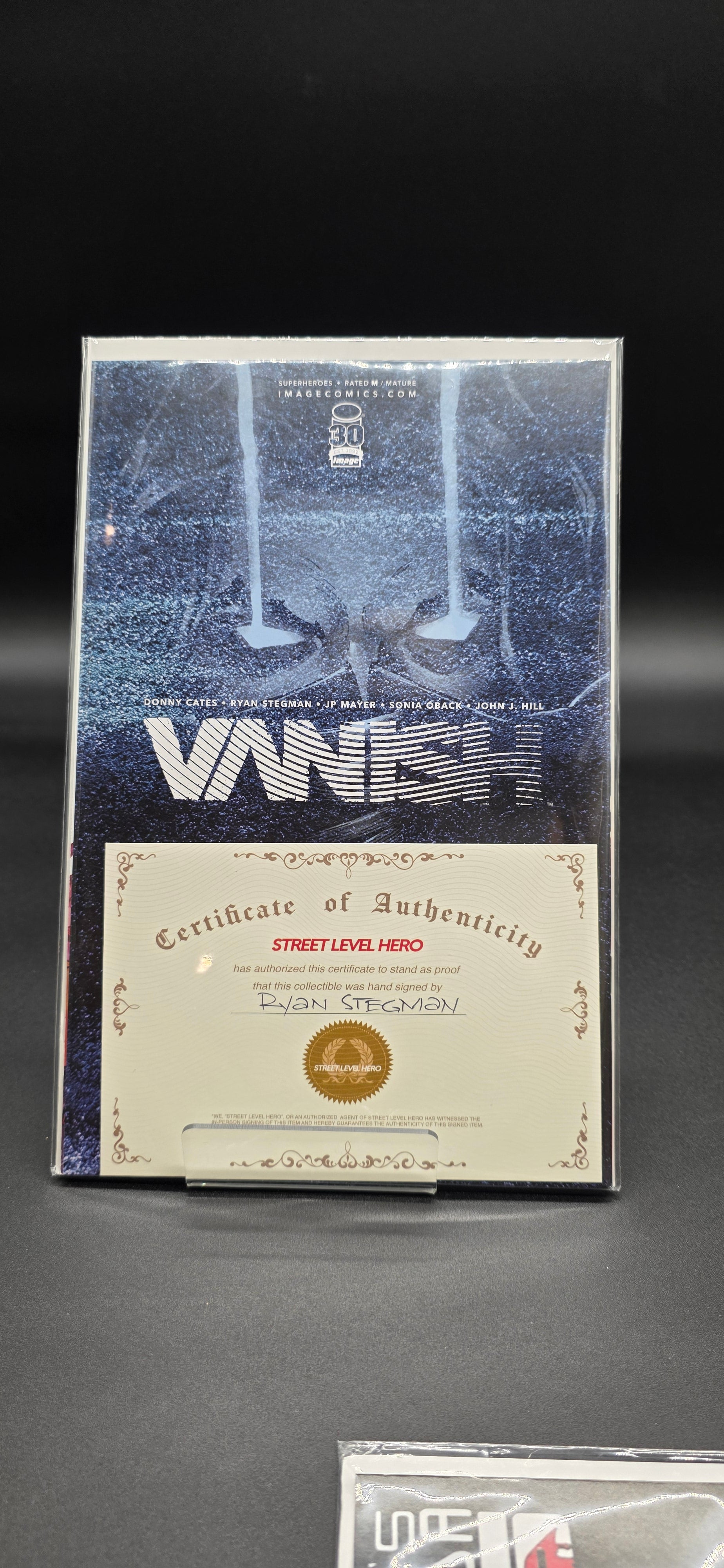VANISH #1 SIGNED BY RYAN STEGMAN W COA