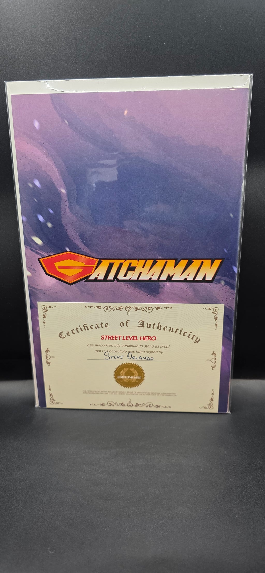 GATCHAMAN: GALACTOR #1 OF 4 SIGNED BY STEVE ORLANDO W/ COA