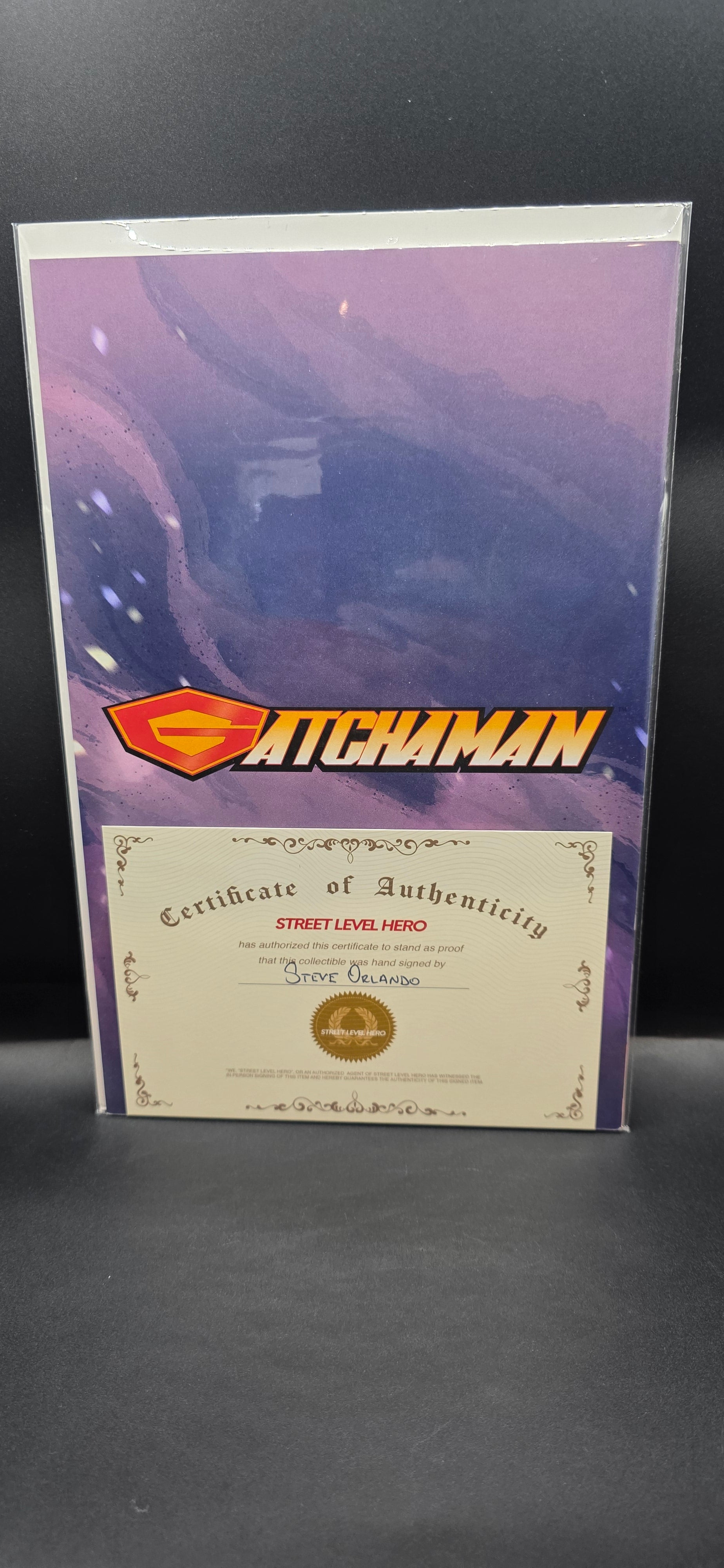 GATCHAMAN: GALACTOR #1 OF 4 SIGNED BY STEVE ORLANDO W/ COA