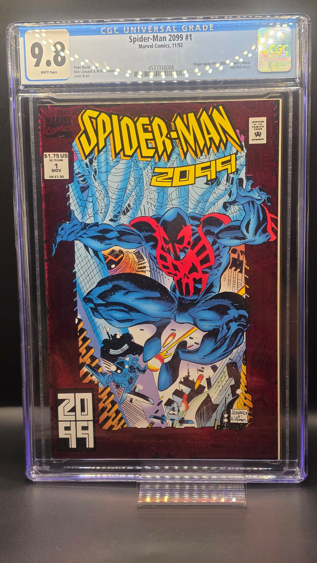CGC Spider-Man 2099 #1