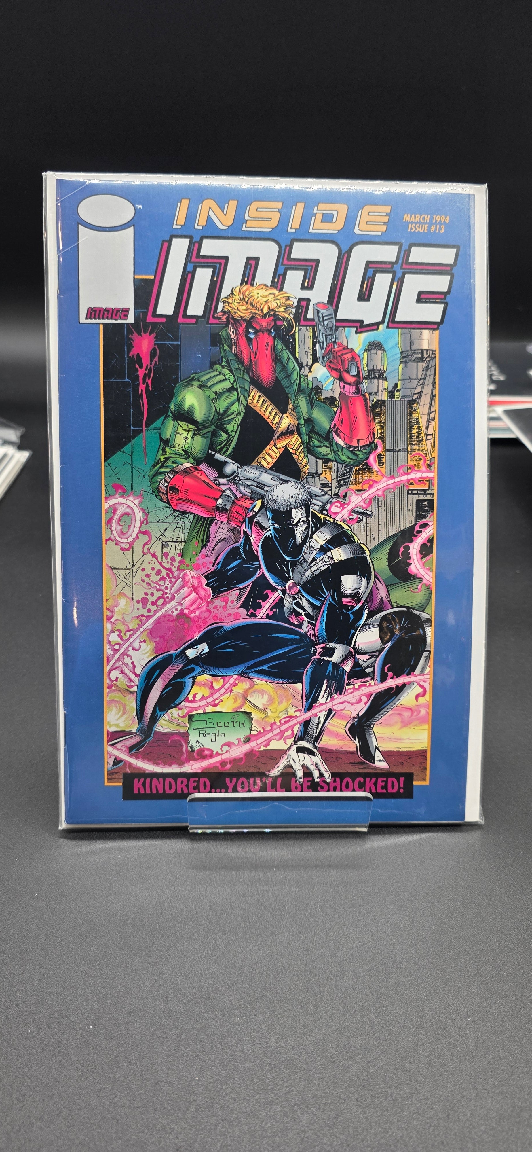 INSIDE IMAGE ISSUE #13 SIGNED TODD MCFARLANE