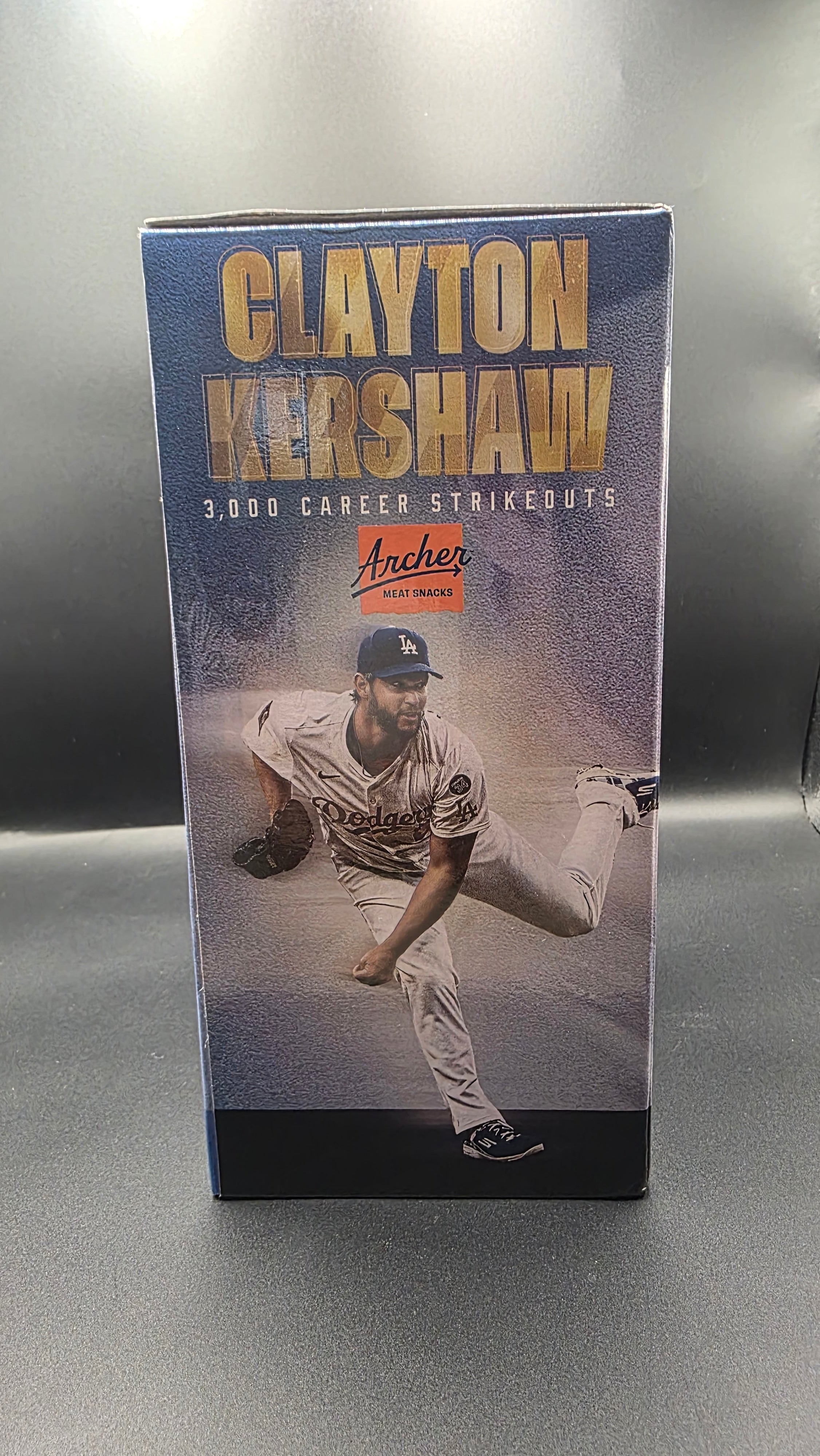 World Series Champion Clayton Kershaw 3000k Bobblehead