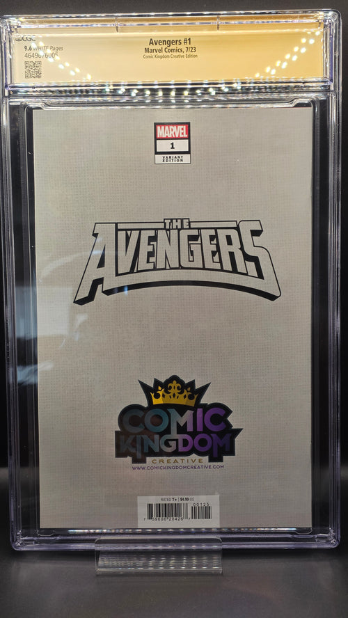 CGC Signature Series Avengers #1 Comic Kingdom Creative Edition SIGNED By Elizabeth Olsen