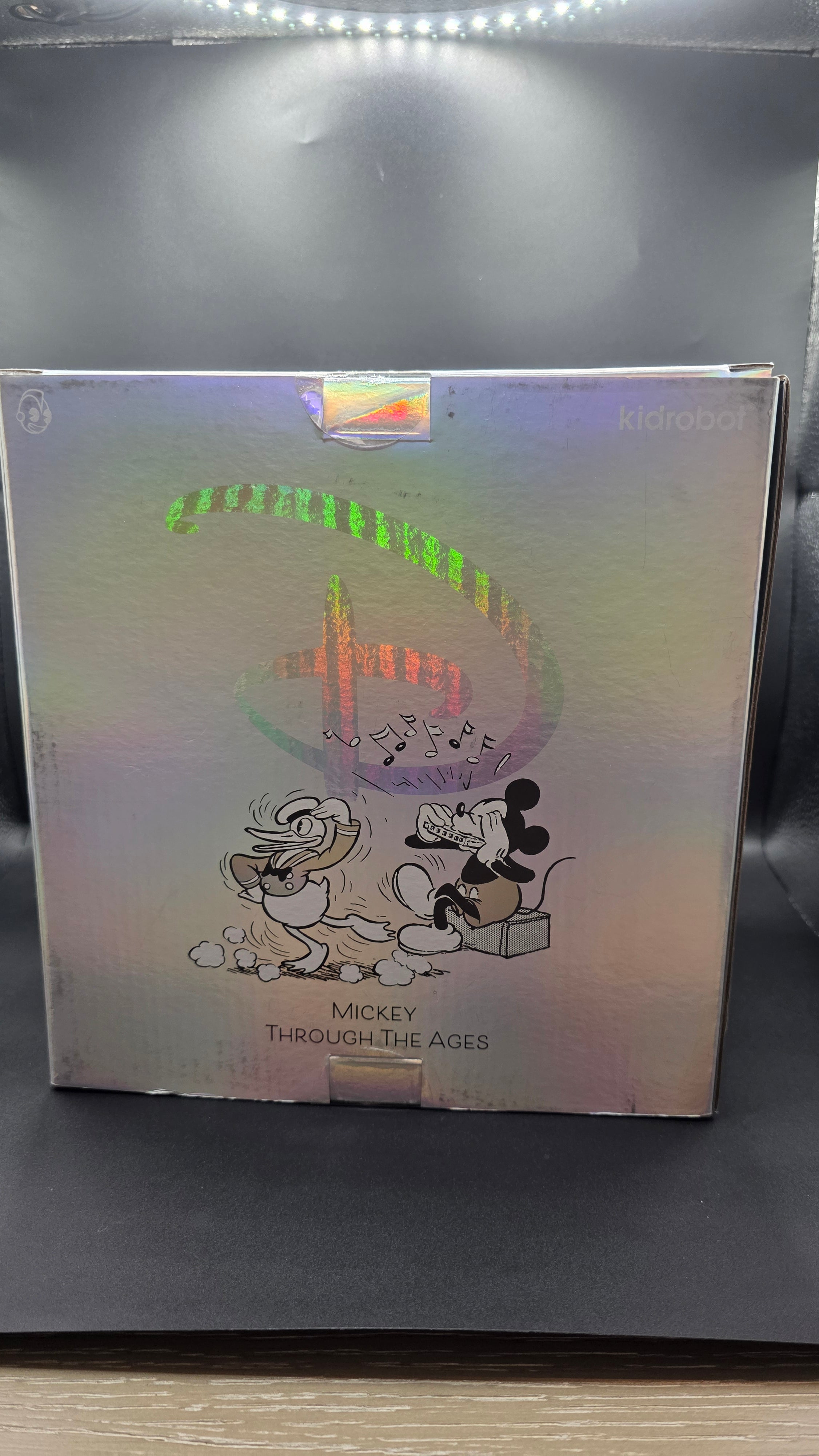 NECA Disney 100 Kidrobot 8” Mickey Mouse Through the Years Vinyl Art Figure.